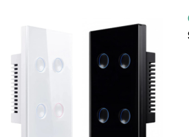 Concave Smart Light Switch  4-Gang