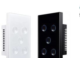 Concave Smart Light Switch  5-Gang