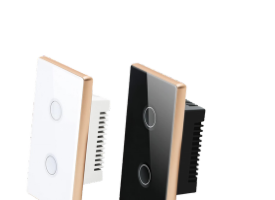 Concave - Metal Frame Smart Light Switch  2-Gang