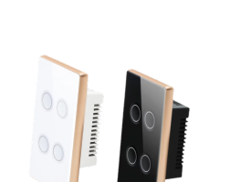 Concave - Metal Frame Smart Light Switch  4-Gang