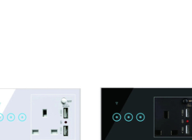 Smart Socket All in one 3-Gang & 2-USB & 1-Socket