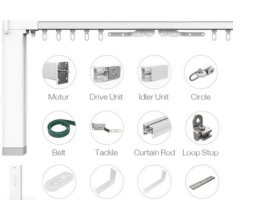 Smart Curtain Kit Completed Curtain track system