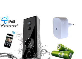 Waterproof Smart Video Doorbell (Compatible with Alexa)