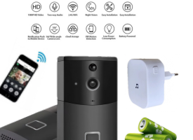 Smart Video Doorbell (Compatible with Alexa)