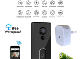 Waterproof Smart Video Doorbell (Compatible with Alexa)