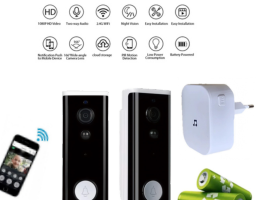 Smart Video Doorbell (Compatible with Alexa)