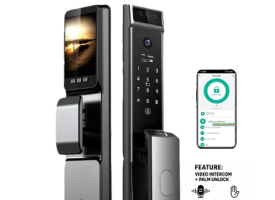 LWF13-Fully Automatic Smart Door Lock Video Surveillance: Open video surveillance and video voice intercom functions directly through the App.