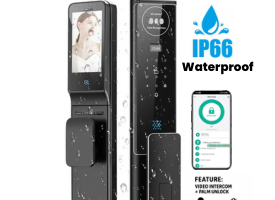 LWF30-Fully Automatic Smart Door Lock Video Surveillance: Open video surveillance and video voice intercom functions directly through the App. Waterproof